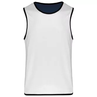   PA046 gyerek ujjatlan kifordítható sportpóló Proact, Sporty Navy/White-6/10