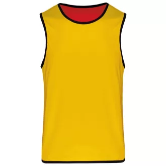   PA046 gyerek ujjatlan kifordítható sportpóló Proact, Sporty Red/Sporty Yellow-6/10