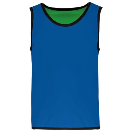 PA046 gyerek ujjatlan kifordítható sportpóló Proact, Sporty Royal Blue/Green-6/10