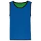 PA046 gyerek ujjatlan kifordítható sportpóló Proact, Sporty Royal Blue/Green-6/10