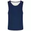 PA048 két rétgű, eltérő színű gyerek ujjatlan kifordítható sportpóló Proact, Sporty Navy/White-10/14
