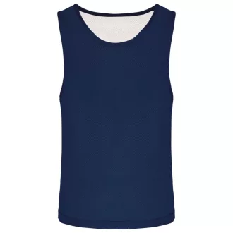   PA048 két rétgű, eltérő színű gyerek ujjatlan kifordítható sportpóló Proact, Sporty Navy/White-6/10
