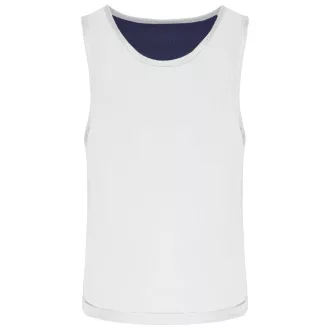   PA048 két rétgű, eltérő színű gyerek ujjatlan kifordítható sportpóló Proact, Sporty Navy/White-6/10