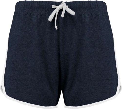 PA1021 pamut Női sport rövidnadrág Proact, Navy/White-XL