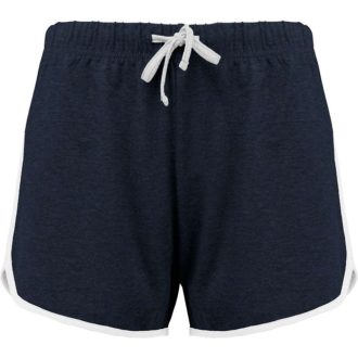 PA1021 pamut Női sport rövidnadrág Proact, Navy/White-XS