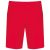 PA154 férfi sport rövidnadrág oldalzsebbel Proact, Red-2XL