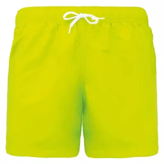   PA169 bársonyos tapintású férfi úszó rövidnadrág Proact, Fluorescent Yellow-XS