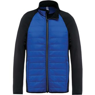  PA233 férfi sport dzseki két különböző anyagból Proact, Dark Royal Blue/Black-XS