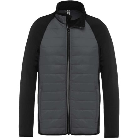 PA233 férfi sport dzseki két különböző anyagból Proact, Sporty Grey/Black-2XL