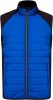 PA235 unisex sport mellény két különböző anyagból Proact, Dark Royal Blue/Black-XL