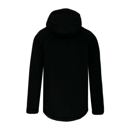 PA240 bársonyos tapintású unisex kapucnis kabát Proact, Black/White-S