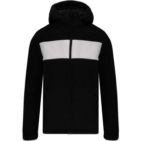   PA241 gyerek kapucnis kabát, bársonyos tapintású vízlepergető  Proact, Black/White-8/10