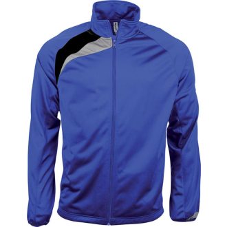   PA306 cipzáras unisex sport felső Proact, Sporty Royal Blue/Black/Storm Grey-S