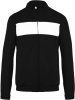 PA347 unisex tréning felső elől cipzáras Proact, Black/White-2XL