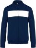 PA347 unisex tréning felső elől cipzáras Proact, Sporty Navy/White-S