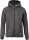 PA358 kapucnis cipzáras vastag sztreccs férfi pulóver Proact, Deep Grey Heather-S