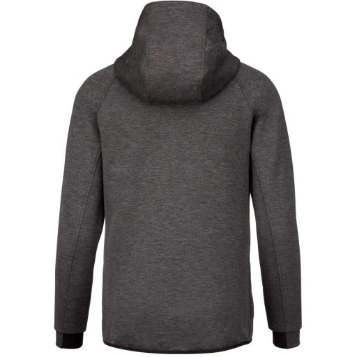 PA358 kapucnis cipzáras vastag sztreccs férfi pulóver Proact, Deep Grey Heather-S