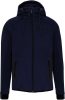 PA358 kapucnis cipzáras vastag sztreccs férfi pulóver Proact, French Navy Heather-2XL