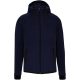 PA358 kapucnis cipzáras vastag sztreccs férfi pulóver Proact, French Navy Heather-2XL