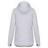 PA359 Női kapucnis cipzáras vastag sztreccs pulóver Proact, Ash Heather-2XL
