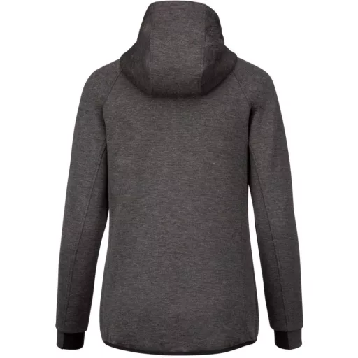 PA359 Női kapucnis cipzáras vastag sztreccs pulóver Proact, Deep Grey Heather-L