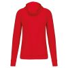 PA360 férfi kapucnis 1/4 cipzáras sztreccs sport pulóver Proact, Red-XL