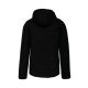 PA366 cipzáras kapucnis vastag Női pulóver bolyhos belsővel Proact, Dark Grey Melange-2XL