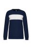 PA373 környakas unisex sport pulóver Proact, Sporty Navy/White-S