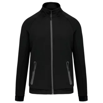 PA378 kereknyakú gyerek sport pulóver Proact, Black-XS