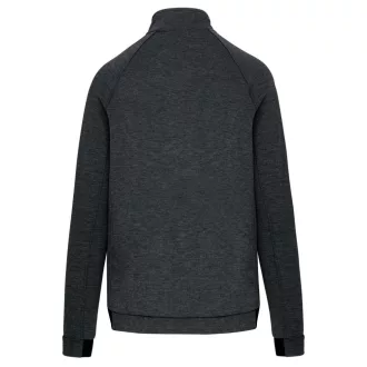   PA378 cipzáras magas nyakú férfi vastag sztreccs pulóver Proact, Deep Grey Heather-XS