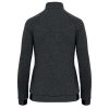 PA379 Női cipzáras magas nyakú vastag sztreccs pulóver Proact, Deep Grey Heather-XS