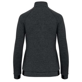   PA379 Női cipzáras magas nyakú vastag sztreccs pulóver Proact, Deep Grey Heather-XS