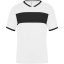 PA4000 rövid ujjú V-nyakú férfi sportpóló, kontrasztos betéttel Proact, White/Black-2XL