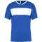 PA4001 rövid ujjú V-nyakú gyerek sportpóló, kontrasztos betéttel Proact, Sporty Royal Blue/White-8/10