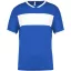 PA4001 rövid ujjú V-nyakú gyerek sportpóló, kontrasztos betéttel Proact, Sporty Royal Blue/White-8/10