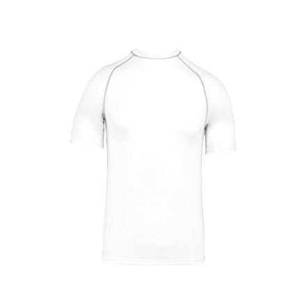 PA4007 szűk szabású unisex sztreccs surf póló Proact, White-M