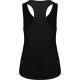 PA4009 laza szabású sporthátú ívelt aljú Női ujjatlan sportpóló Proact, Black-XS
