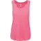 PA4009 laza szabású sporthátú ívelt aljú Női ujjatlan sportpóló Proact, Fluorescent Pink-XS