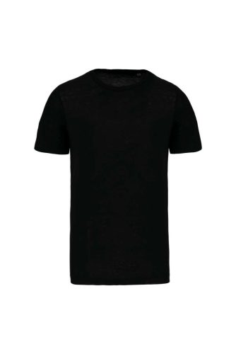 PA4011 rövid ujjú környakas triblend unisex sportpóló Proact, Black-L