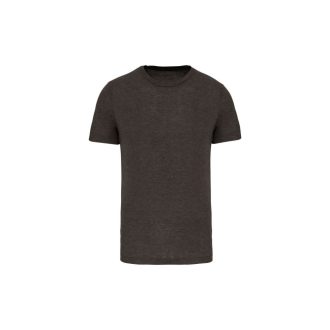   PA4011 rövid ujjú környakas triblend unisex sportpóló Proact, Dark Khaki Heather-XS