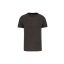 PA4011 rövid ujjú környakas triblend unisex sportpóló Proact, Dark Khaki Heather-XS