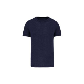   PA4011 rövid ujjú környakas triblend unisex sportpóló Proact, French Navy Heather-XS