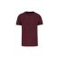 PA4011 rövid ujjú környakas triblend unisex sportpóló Proact, Wine Heather-3XL