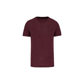  PA4011 rövid ujjú környakas triblend unisex sportpóló Proact, Wine Heather-XS