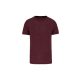 PA4011 rövid ujjú környakas triblend unisex sportpóló Proact, Wine Heather-XS