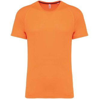   PA4012 férfi környakas rövid ujjú sportpóló Proact, Fluorescent Orange-XS