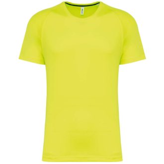   PA4012 férfi környakas rövid ujjú sportpóló Proact, Fluorescent Yellow-S