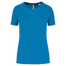   PA4013 rövid ujjú környakas Női sportpóló Proact, Aqua Blue-XS