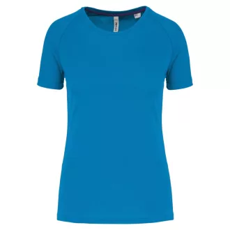   PA4013 rövid ujjú környakas Női sportpóló Proact, Aqua Blue-XS