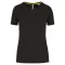 PA4013 rövid ujjú környakas Női sportpóló Proact, Black-XS